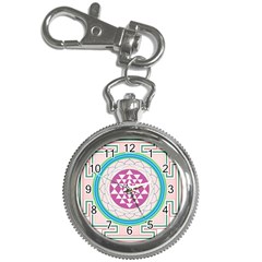 Mandala Design Arts Indian Key Chain Watches by Celenk