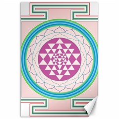 Mandala Design Arts Indian Canvas 20  X 30   by Celenk