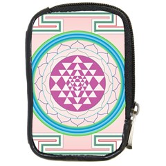 Mandala Design Arts Indian Compact Camera Cases by Celenk