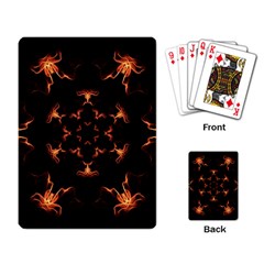 Mandala Fire Mandala Flames Design Playing Card by Celenk