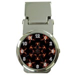 Mandala Fire Mandala Flames Design Money Clip Watches Front