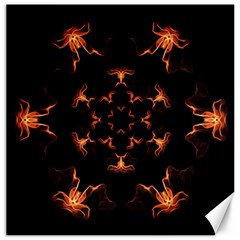 Mandala Fire Mandala Flames Design Canvas 12  X 12   by Celenk