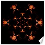 Mandala Fire Mandala Flames Design Canvas 12  x 12   11.4 x11.56  Canvas - 1