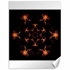 Mandala Fire Mandala Flames Design Canvas 18  X 24   by Celenk