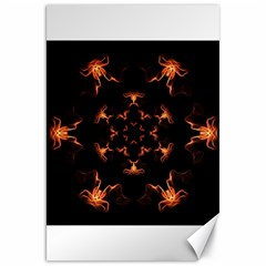 Mandala Fire Mandala Flames Design Canvas 20  X 30   by Celenk