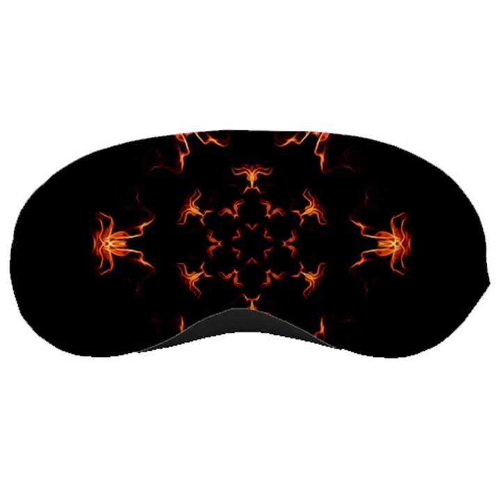 Mandala Fire Mandala Flames Design Sleeping Masks