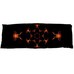 Mandala Fire Mandala Flames Design Body Pillow Case Dakimakura (two Sides) by Celenk