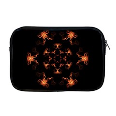 Mandala Fire Mandala Flames Design Apple Macbook Pro 17  Zipper Case by Celenk