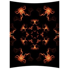 Mandala Fire Mandala Flames Design Back Support Cushion