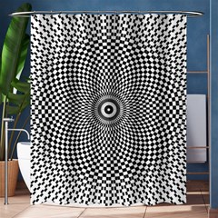 Kaleidoscope Pattern Kaleydograf Shower Curtain 60  X 72  (medium)  by Celenk