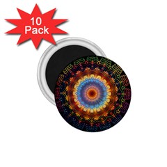 Colorful Prismatic Chromatic 1 75  Magnets (10 Pack)  by Celenk