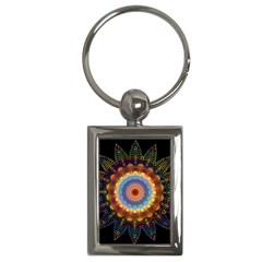 Colorful Prismatic Chromatic Key Chains (rectangle)  by Celenk