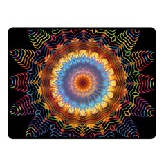 Colorful Prismatic Chromatic Fleece Blanket (small) by Celenk