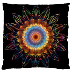 Colorful Prismatic Chromatic Standard Flano Cushion Case (one Side) by Celenk