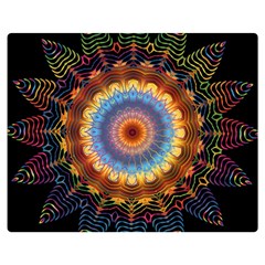 Colorful Prismatic Chromatic Double Sided Flano Blanket (medium)  by Celenk