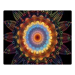 Colorful Prismatic Chromatic Double Sided Flano Blanket (large)  by Celenk