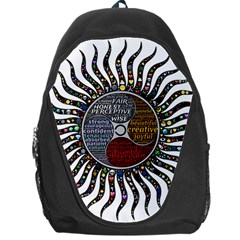 Whole Complete Human Qualities Backpack Bag by Celenk