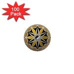 Mandala Yin Yang Live Flower 1  Mini Magnets (100 pack)  Front