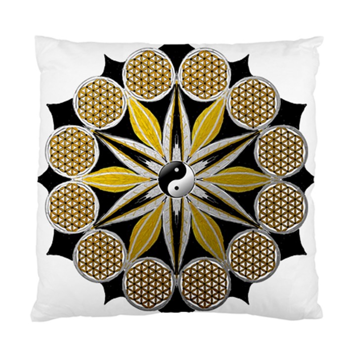 Mandala Yin Yang Live Flower Standard Cushion Case (One Side)