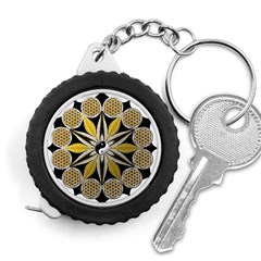 Mandala Yin Yang Live Flower Measuring Tape by Celenk