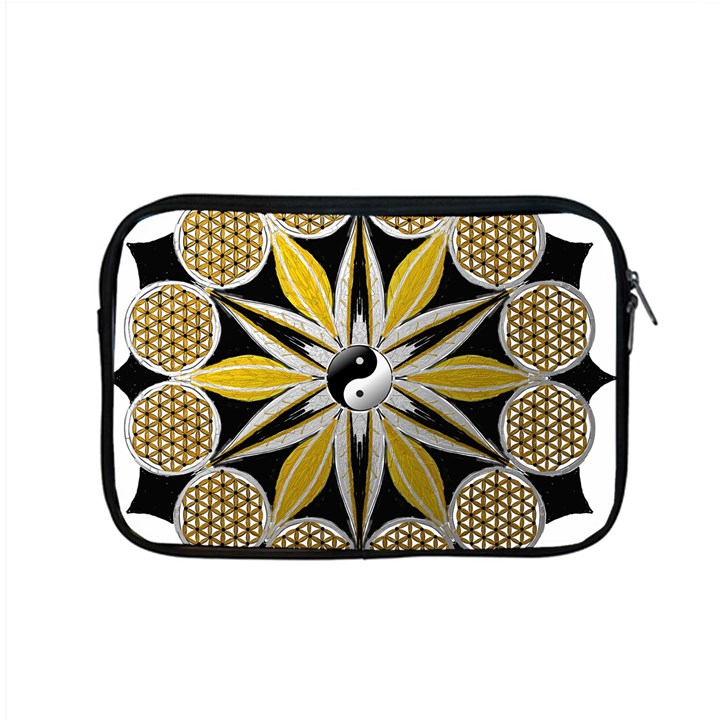 Mandala Yin Yang Live Flower Apple MacBook Pro 15  Zipper Case