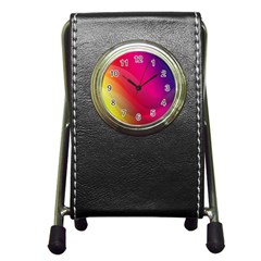 Background Wallpaper Design Texture Pen Holder Desk Clocks by Celenk