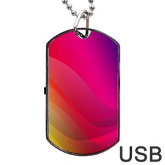 Background Wallpaper Design Texture Dog Tag Usb Flash (one Side) by Celenk