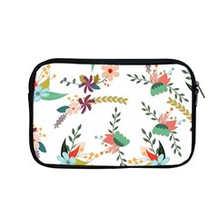 Floral Backdrop Pattern Flower Apple Macbook Pro 13  Zipper Case by Celenk