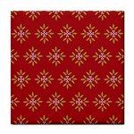 Pattern Background Holiday Tile Coasters Front