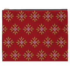 Pattern Background Holiday Cosmetic Bag (xxxl)  by Celenk