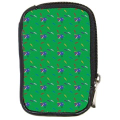 Bird Blue Feathers Wing Beak Compact Camera Cases by Celenk