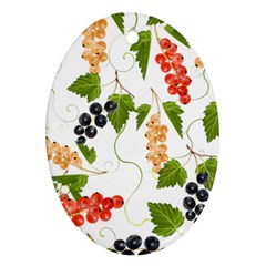 Juicy Currants Ornament (oval) by TKKdesignsCo