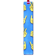 Emojis Hands Fingers Background Large Book Marks by Celenk