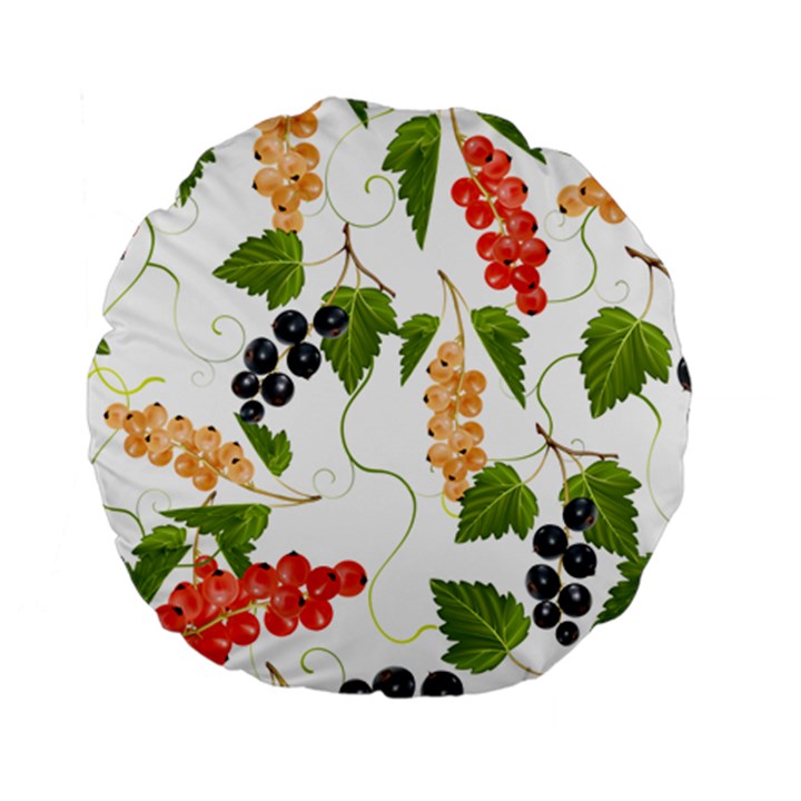 Juicy Currants Standard 15  Premium Round Cushions