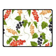 Juicy Currants Double Sided Fleece Blanket (small)  by TKKdesignsCo