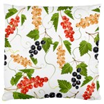 Juicy Currants Large Flano Cushion Case (One Side) Front