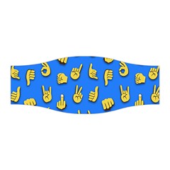 Emojis Hands Fingers Background Stretchable Headband by Celenk