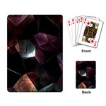 Crystals Background Design Luxury Playing Card Back