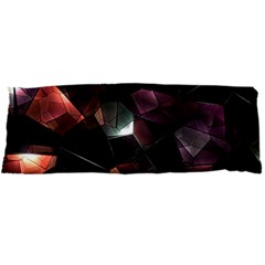 Crystals Background Design Luxury Body Pillow Case Dakimakura (two Sides) by Celenk