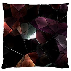 Crystals Background Design Luxury Large Cushion Case (two Sides) by Celenk