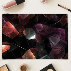 Crystals Background Design Luxury Cosmetic Bag (xxl) 