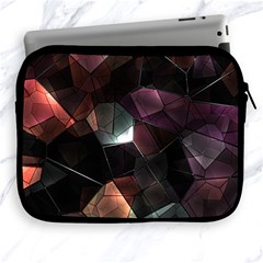 Crystals Background Design Luxury Apple Ipad 2/3/4 Zipper Cases by Celenk