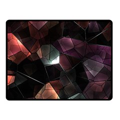 Crystals Background Design Luxury Double Sided Fleece Blanket (small)  by Celenk