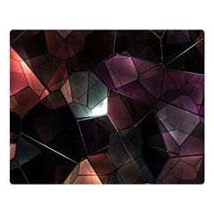 Crystals Background Design Luxury Double Sided Flano Blanket (large)  by Celenk