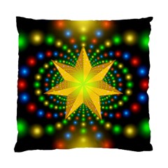 Christmas Star Fractal Symmetry Standard Cushion Case (One Side)