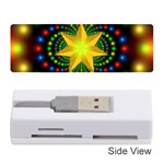 Christmas Star Fractal Symmetry Memory Card Reader (Stick)  Front