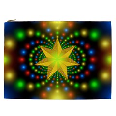 Christmas Star Fractal Symmetry Cosmetic Bag (XXL) 