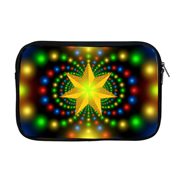 Christmas Star Fractal Symmetry Apple MacBook Pro 17  Zipper Case