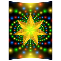 Christmas Star Fractal Symmetry Back Support Cushion