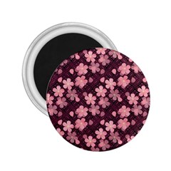 Cherry Blossoms Japanese Style Pink 2 25  Magnets by Celenk